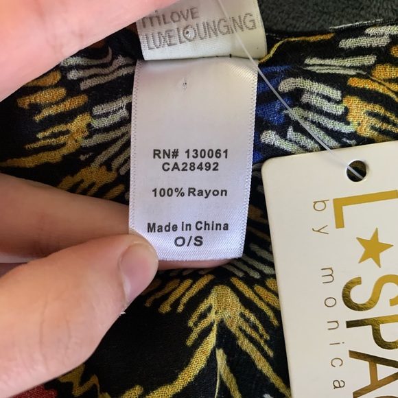 NWT LSPACE Moroccan Dreams Coverup Fringe Ends S - Picture 7 of 7